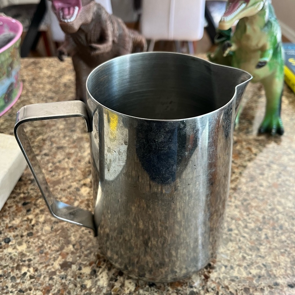 stainless steel pitcher great for espresso milk frothing